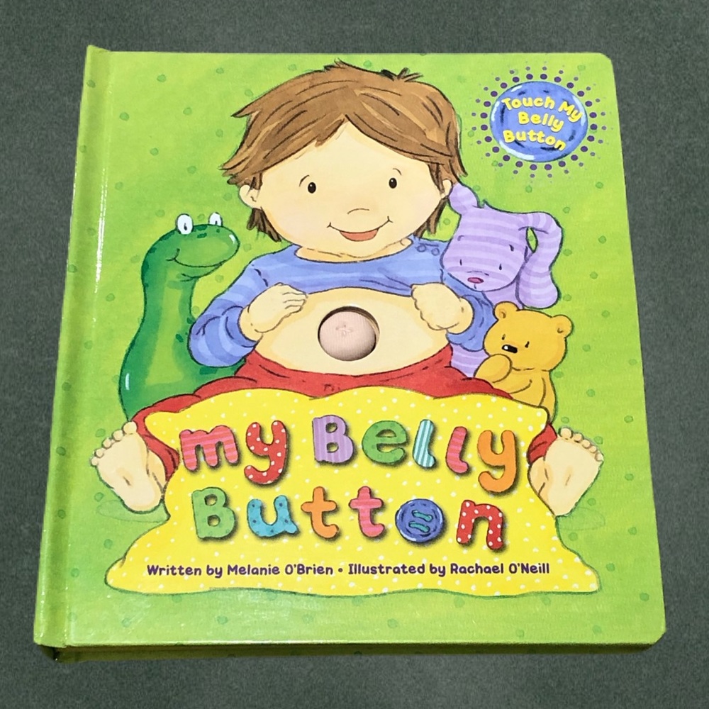 My Belly Button Book with a touchable button!